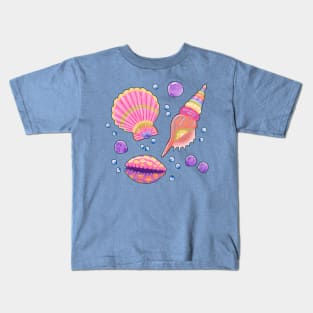 Colourful Seashells Kids T-Shirt